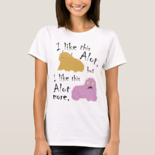 私はこれをたくさん好みますが、これをもっとたくさん好みます Tシャツ