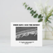 私はこれをどこで見たことがある？トマトリーフ ポストカード (スタンド正面)