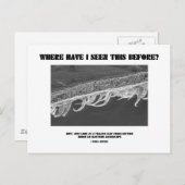 私はこれをどこで見たことがある？トマトリーフ ポストカード (正面/裏面)