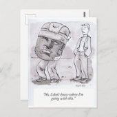 私はこれをどこに行くのか分からない ポストカード (正面/裏面)