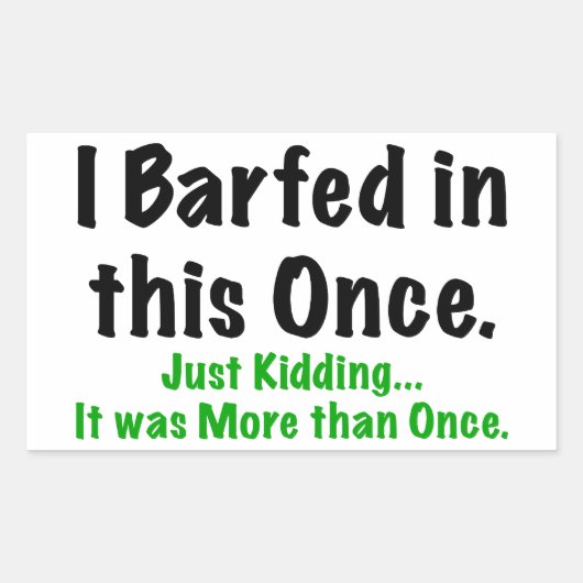 私はこれを禁じた 長方形シール (正面)