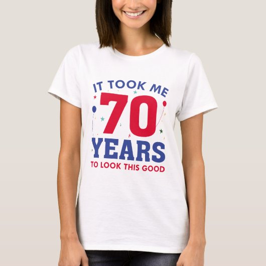 私はこれを見るのに70年かかった Tシャツ (正面)