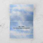 私はこれを謎に包む – 話すアヒルのグリーティングカード カード (内部)