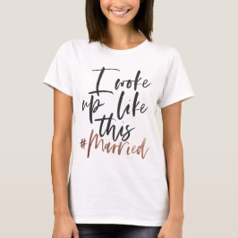 私はこんな風に目が覚#married tシャツ