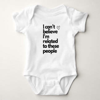 私はこ信じの人と関係が無い ベビーボディスーツ