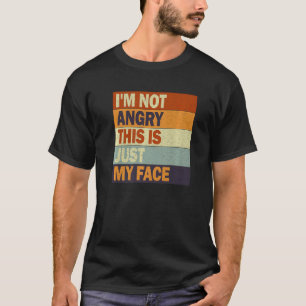 私はこ怒この顔ではない Tシャツ