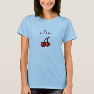 私はさくらんぼです Tシャツ