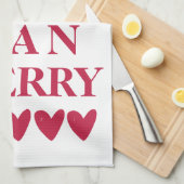 私はさくらんぼパイよりも愛し – かわいい キッチンタオル (四つ折り)