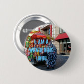 私はさまようルンペンです 缶バッジ (正面&裏面)