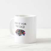 私はしますサイコロ(山oのサイコロ)のためのそれを コーヒーマグカップ (正面左)