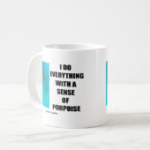 私はしますネズミイルカ(目的)の感覚とのすべてを コーヒーマグカップ (正面左)