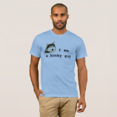 私はしゃれた男の犬Tシャツだ Tシャツ (正面フル)