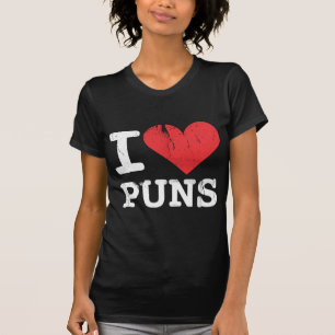 私はしゃれの女性の暗いTシャツを愛します Tシャツ