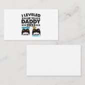 私はすぐにパパになるパパ2023にレベルアップ 名刺 (正面/裏面)