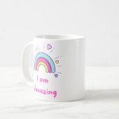 私はすごいコーヒーマグだ コーヒーマグカップ (正面左)