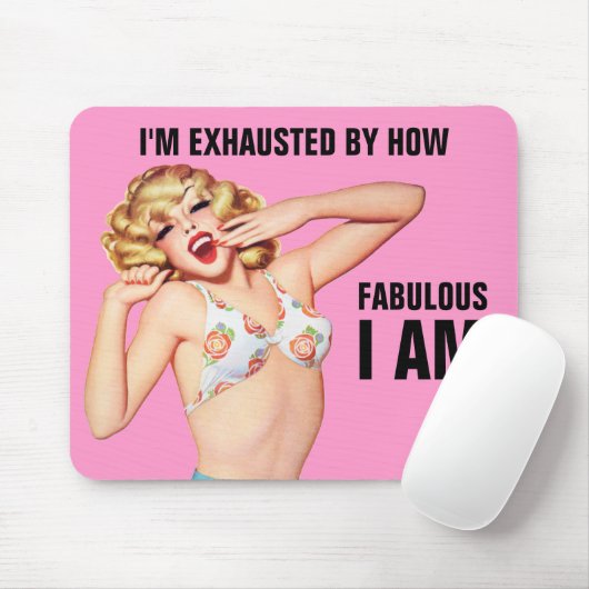 私はすばらしい私がいかにによってあるか排出されます マウスパッド (マウス)