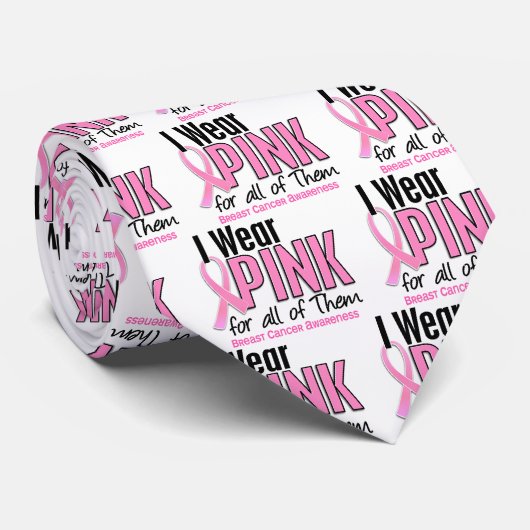 私はすべてのためのピンクを10乳癌身に着けています ネクタイ (ロール)