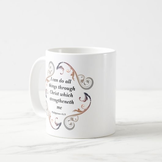 私はすべての事のマグをしてもいいです コーヒーマグカップ (正面左)