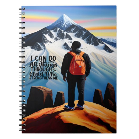 私はすべての事をノートに行うことがやる気を起こさせるできる ノートブック (正面)