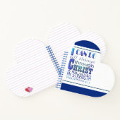 私はすべての事をChrist Blue文字を介して行うことができる ノートブック (内部)