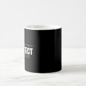 私はすべての問題の建築家フィクサーの学生 コーヒーマグカップ (中央)