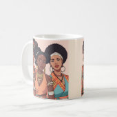 私はすべての女性 コーヒーマグカップ (正面左)