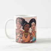 私はすべての女性 コーヒーマグカップ (左)