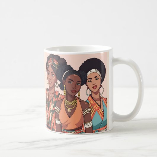 私はすべての女性 コーヒーマグカップ (右)