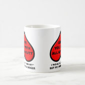 私はすべての私のお尻のおもしろマグカップとの愛します コーヒーマグカップ (中央)