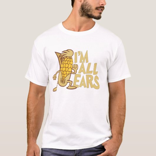 私はすべての耳のTシャツです Tシャツ (正面)