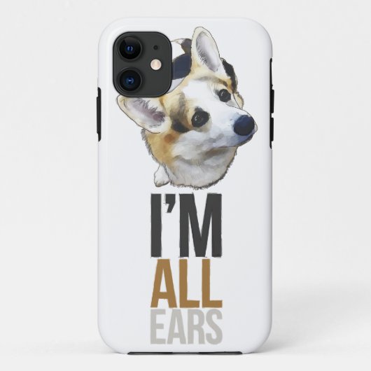 私はすべての耳-ウェルシュコーギーiPhone5/5Sの例です Case-Mate iPhoneケース (裏面)