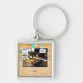 私はすることを何かがあったことを望みます キーホルダー (正面)