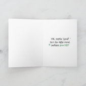 私はずっと実質のよいサンタ|のクリスマスカードです シーズンカード (内部)