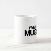 私はずっと襲われたマグです コーヒーマグカップ (中央)