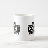 私はそういうわけでコーチです コーヒーマグカップ (中央)