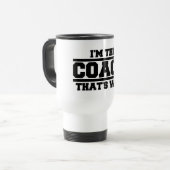 私はそういうわけでコーチです トラベルマグ (正面左)