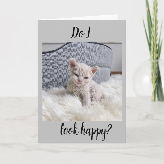 私はそうです**SAD**ですので、**ごめん** カード (正面)