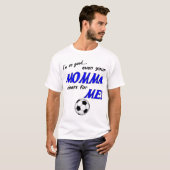 私はそうよいサッカーのワイシャツです Tシャツ (正面フル)