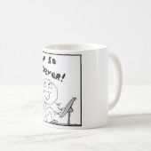 私はそう利発なコーヒー・マグです コーヒーマグカップ (正面右)