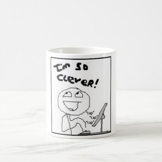 私はそう利発なコーヒー・マグです コーヒーマグカップ (中央)