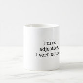 私はそう形容詞です コーヒーマグカップ (中央)
