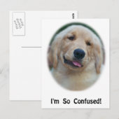 "私はそう混同した"おもしろTシャツ及びギフトです ポストカード (正面/裏面)