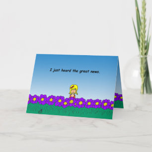 私はそう興奮するIぬらしました私の植物のnotecardをです カード