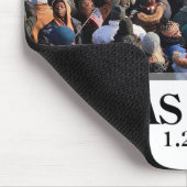 私はそこにいました: オバマの就任式の群集 マウスパッド (コーナー)