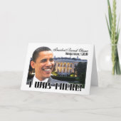 私はそこにいました! カード (正面)