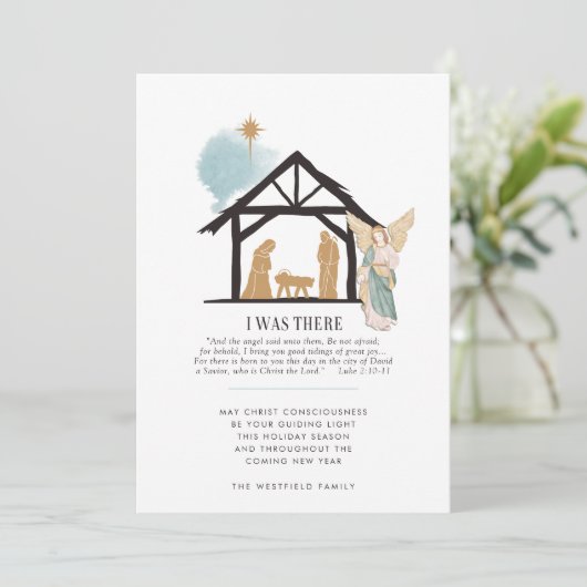 私はそこにエンジェルバイブル引用文出生シーン シーズンカード (スタンド正面)