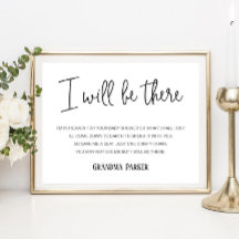 私はそこにメモリアルシート名ベビーシャワー