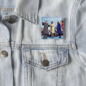 私はそこに居た:オバマ家の就任式で 缶バッジ (インサイチュ)