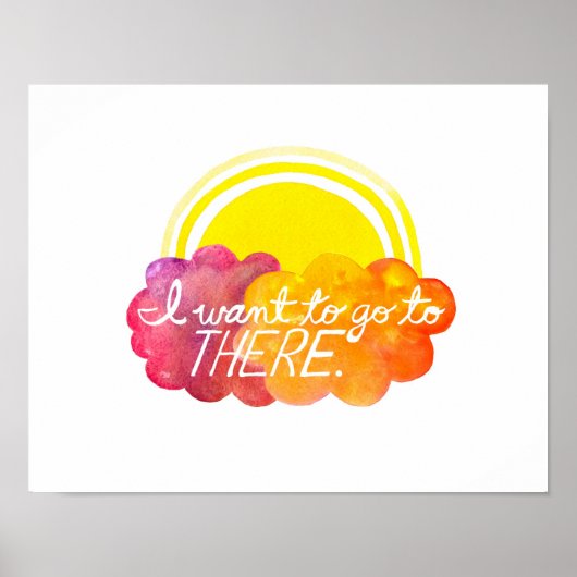 私はそこに行きたい ポスター (正面)