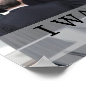 私はそこに行った：オバマ大統領が式典で宣誓 ポスター (角)